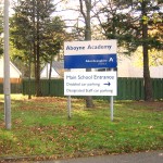 Aboyne Academy sign
