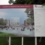 Aberdeen University sign