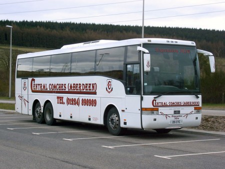 Central Coaches bus graphics