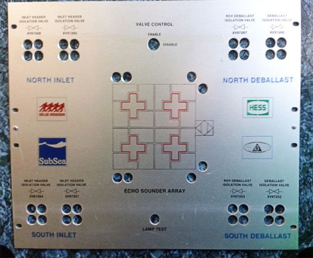 photo anodising mimic panel