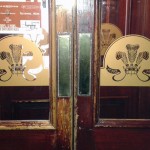 Prince of Wales pub glass doors