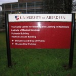 University sign